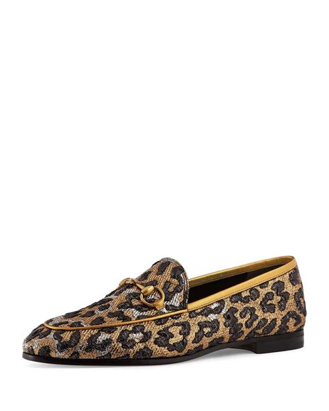 gucci leopard print shoes|gucci jordan loafer women.